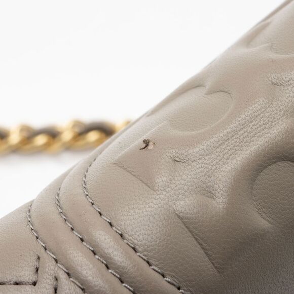 Tory Burch Quilted Leather Fleming Soft Wallet on Chain Bag - Picture 9 of 14